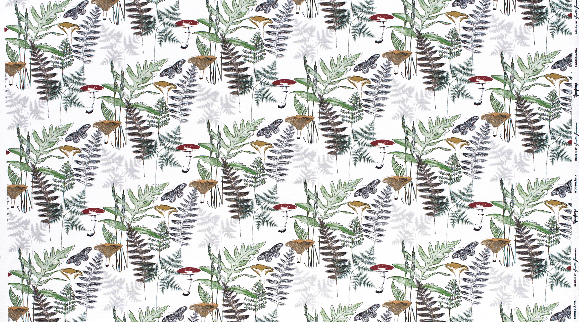 Skogsglänta Trevira  vit